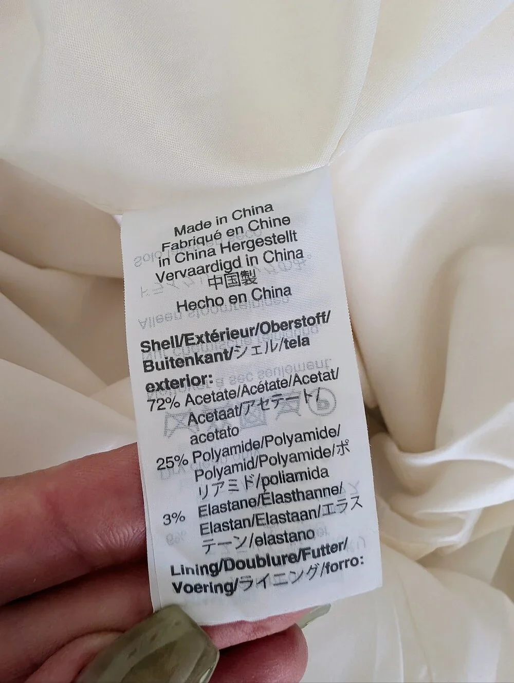 J. Crew Tailored Classic Mini Dress in Cream Size 14 - Like new!